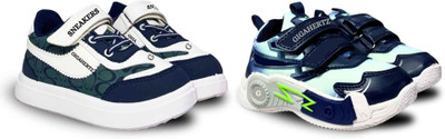gigahertz Boys & Girls Velcro Sneakers(Dark Blue, 4.5 - 5 years)