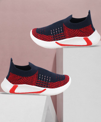 Billion Boys & Girls Slip on Sneakers(Red, 2-2.5 Years)