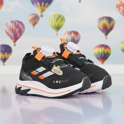 jootiyapa Boys & Girls Lace Sneakers(Black, 3.5-4-Years)
