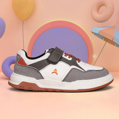 AVANT Boys & Girls Velcro Sneakers(Grey, 5.5-6Y)
