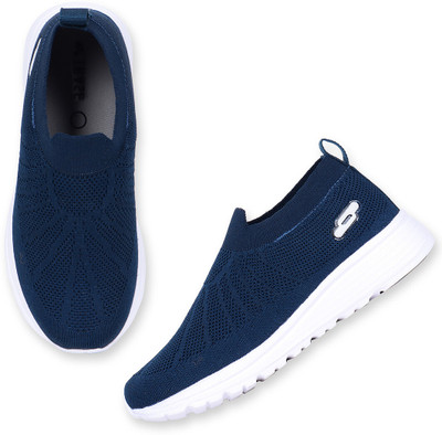 TRASE Boys & Girls Slip on Running Shoes(Blue, 11-12 Years)