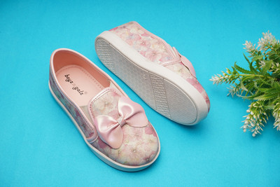 BOYZ N GALZ Girls Velcro Casual Shoes(Pink, 9 - 10 years)