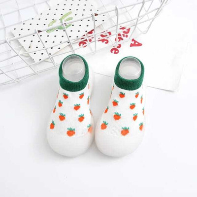 dedicated Boys & Girls Slip on Casual Boots(Silver, 3-6 Months)