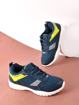 Yk Boys & Girls Lace Sneakers(Blue, 7.5-8 YEARS)