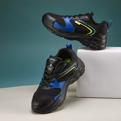 CAMPUS Boys & Girls Lace Sneakers(Black, 8 - 9 Years)