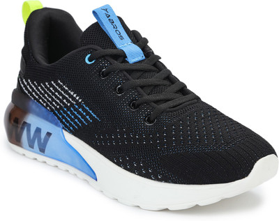 Abros Boys Lace Running Shoes(Black, 6 - 9 Months)