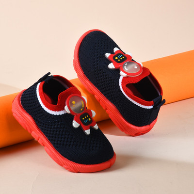 KINGSANDQUEENS Boys & Girls Slip on Walking Shoes(Dark Blue, 9-12 Months)