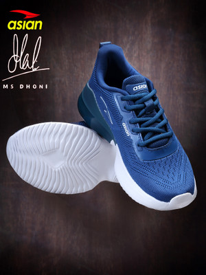 asian Boys Lace Running Shoes(Multicolor, 10-11 Years)