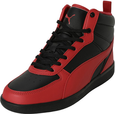 PUMA Boys & Girls Lace Sneakers(Black, 9 - 10 Years)