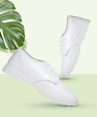 Paragon Boys Lace Derby Shoes(White)