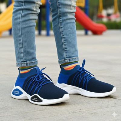 MAGIC Boys Lace Sneakers(Dark Blue)