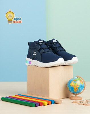 JOSMOS Boys Lace Sneakers(Green, 4-4.5 YEARS)