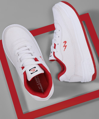 CAMPUS Boys & Girls Lace Sneakers(White, 5 - 6 Years)