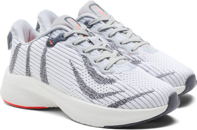 asian Boys Lace Running Shoes(Grey, 8-9 Years)