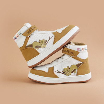 Fame Forever by Lifestyle Boys Lace Sneakers(Brown, 5-5.5 Years)