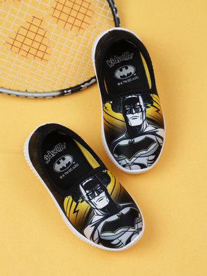 kidsville Batman Boys Slip on Loafers(Black, 4-4.5 Years)