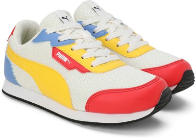 PUMA Boys & Girls Lace Sneakers(Multicolor)