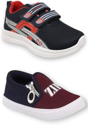 Trendmode Boys & Girls Velcro Running Shoes(Multicolor)