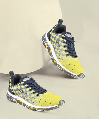 CAMPUS Boys & Girls Lace Running Shoes(Yellow, 11 - 12 Years)