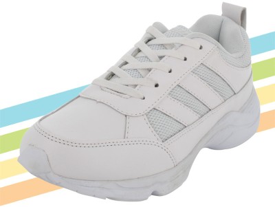 Sparx Boys & Girls Velcro Running Shoes(White)