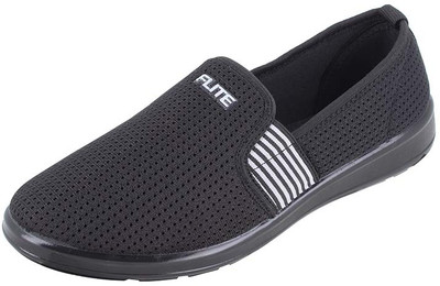 FLITE Boys & Girls Slip on Clogs(Black, 9-10 Years)