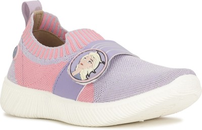 DISNEY Girls Slip on Sneakers(Purple, 8-9 Years)