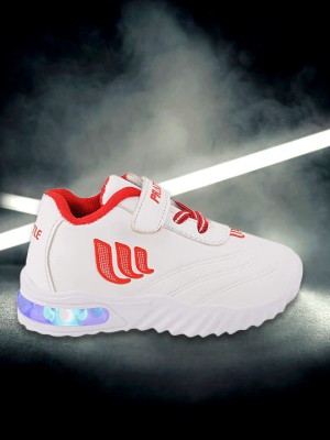 footlite Boys & Girls Velcro Sneakers(Red)