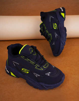 kats Boys Lace Sneakers(Dark Blue)