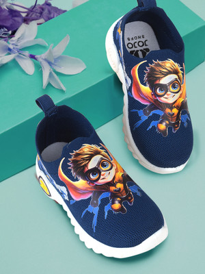 Jojo Shoes Boys & Girls Slip on Walking Shoes(Dark Blue, 3.5-4 Years)