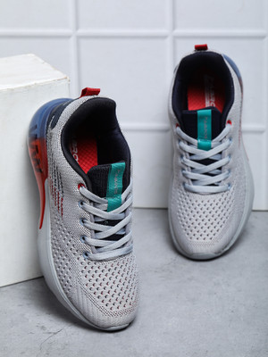 Abros Boys Lace Running Shoes(Grey, 3-4Y)