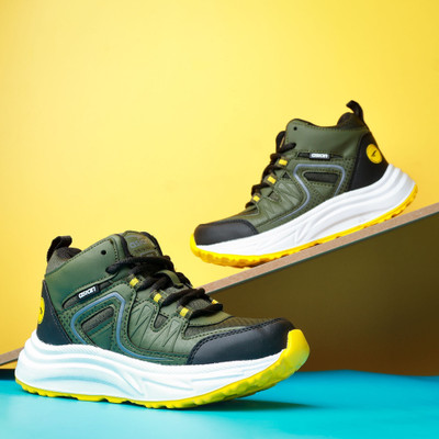 asian Boys Lace Running Shoes(Multicolor, 8-9 Years)