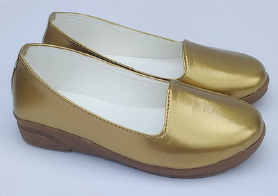 New latest Girls Slip on Ballerinas(Gold, 2-2.5yr)