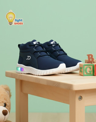 JOSMOS Boys Lace Sneakers(Green, 4-4.5 YEARS)