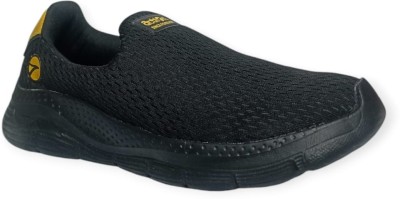 action Boys & Girls Slip on Sneakers(Black)