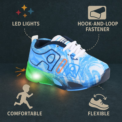 JOSMOS Boys & Girls Lace Walking Shoes(Blue, 5-5.5 YEARS16)