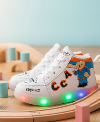 jootiyapa Boys & Girls Lace Sneakers(Multicolor, 18-24-Months)