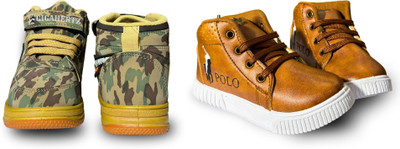 gigahertz Boys Lace Sneakers(Tan)