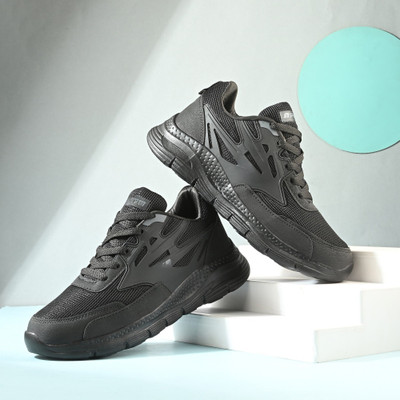 K' Footlance Boys Lace Sneakers(Black, 16 Years & Above)