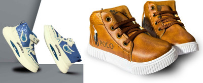 gigahertz Boys & Girls Lace Sneakers(Tan, 4.5 - 5 years)