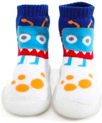 dedicated Boys & Girls Slip on Casual Boots(Blue, 9-12)