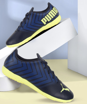 PUMA Boys & Girls Lace Football Shoes(Blue, 4 - 5 Years)