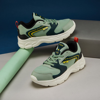 CAMPUS Boys & Girls Lace Sneakers(Green, 8 - 9 Years)