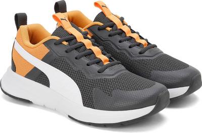 PUMA Boys & Girls Lace Sneakers(Grey, 11-12 Years)