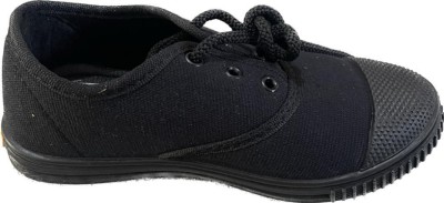 NK CREATION Boys Lace Sneakers(Black, 11-11.5 YEARS)