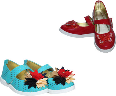 New Collection Girls Velcro Casual Boots(Multicolor, 2-2.5 Years)