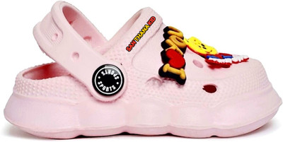 Santhanakid Boys & Girls Sling Back Clogs(Beige , 8-9 YEARS)