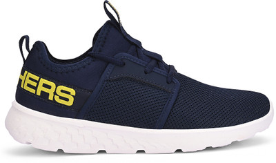 Skechers Boys Lace Sneakers(Blue, 8 to 9 yrs)