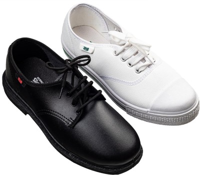 Titas Boys Lace Oxford Shoes(Black)