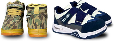 gigahertz Boys & Girls Velcro Sneakers(Multicolor)