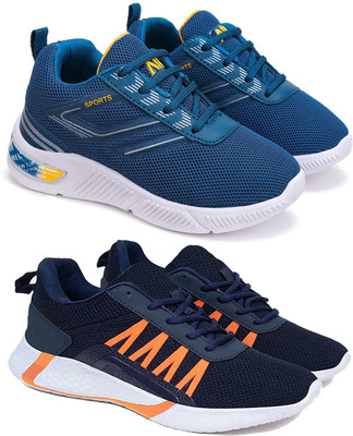 BERSACHE Boys Lace Running Shoes(Multicolor, 8.5-9 Year)